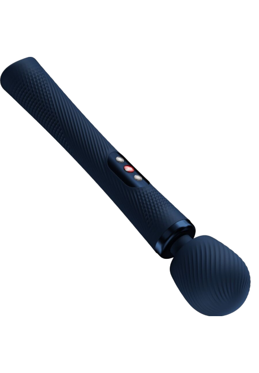 Δονητής μασάζ από σιλικόνη σε μπλέ χρώμα, μήκους 23,2 εκ. και μέγιστης διαμέτρου 5,2 εκ.