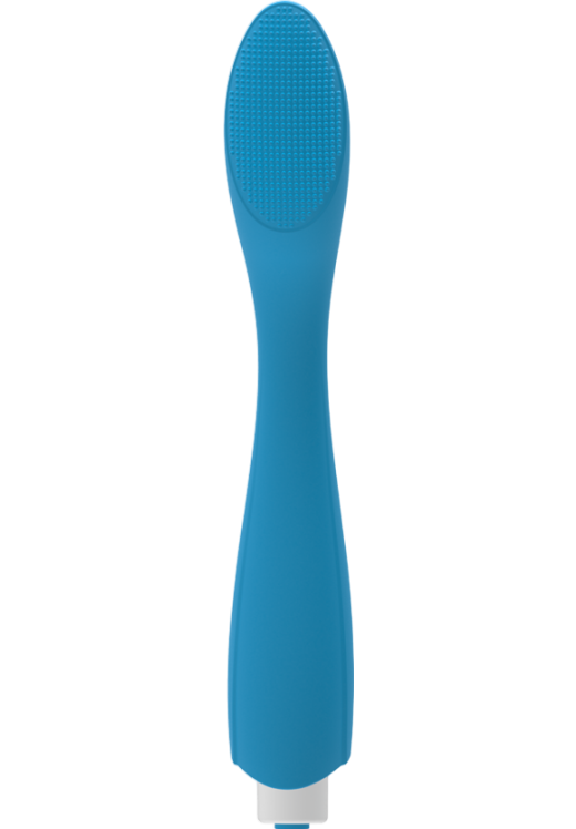 Δονητής σημείου g από σιλικόνη σε μπλέ χρώμα, μήκους 20 εκ. και μέγιστης διαμέτρου 5 εκ.