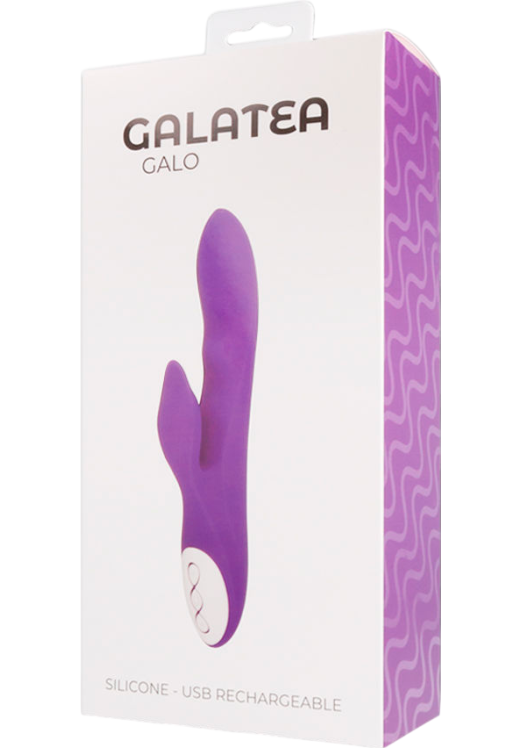 Rabbit δονητής από σιλικόνη σε μοβ χρώμα, μήκους 21 εκ. και μέγιστης διαμέτρου 3,5 εκ.