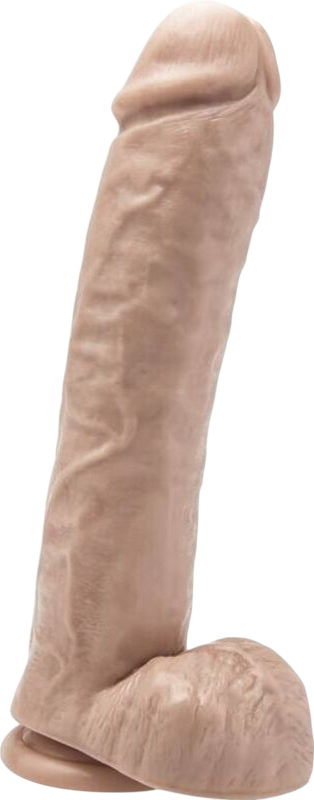 Ομοίωμα πέους από pvc σε φυσικό χρώμα, μήκους 28 εκ.