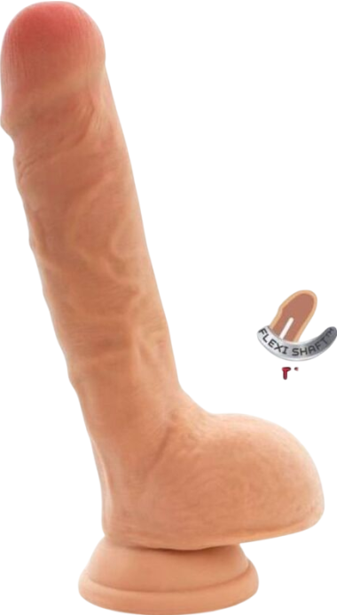 Ομοίωμα πέους από tpe σε φυσικό χρώμα, μήκους 20 εκ.