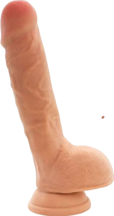 Ομοίωμα πέους από tpe σε φυσικό χρώμα, μήκους 23 εκ.