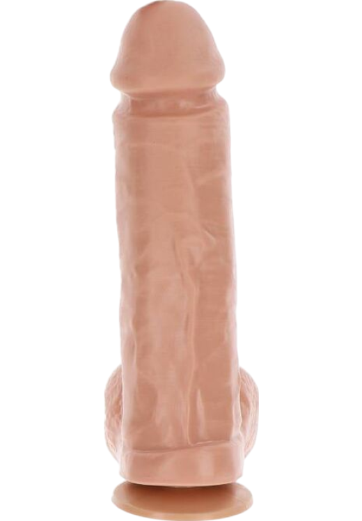 Ομοίωμα πέους από pvc σε φυσικό χρώμα, μήκους 25,5 εκ.