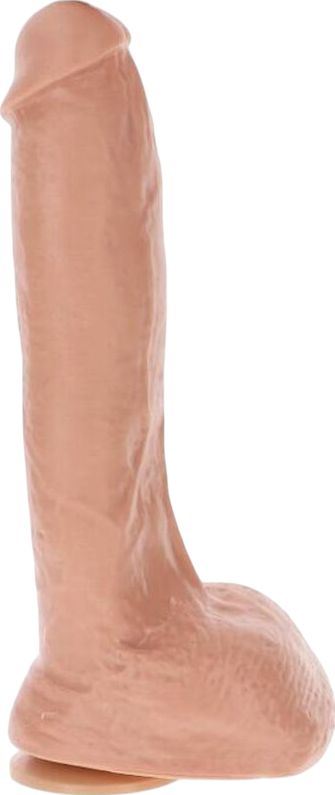 Ομοίωμα πέους από pvc σε φυσικό χρώμα, μήκους 28 εκ.