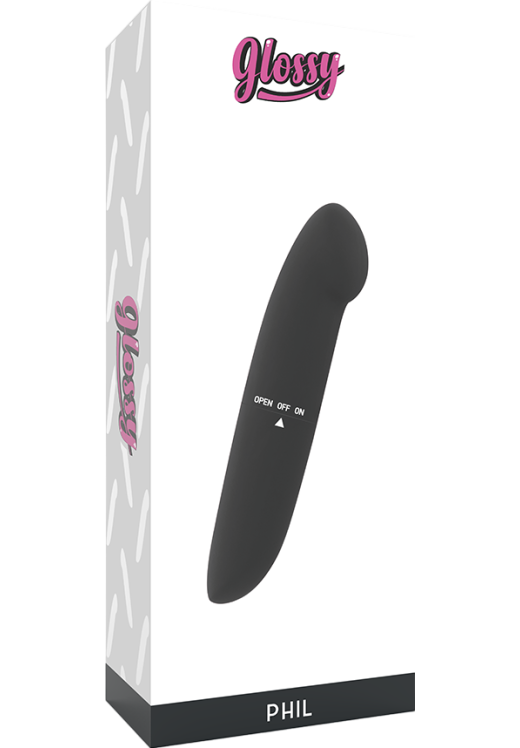 Δονητής σημείου g από abs σε μαύρο χρώμα, μήκους 13 εκ.