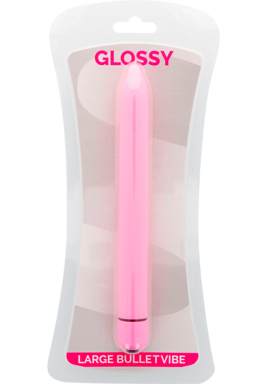 Κλασσικός δονητής από abs σε ροζ χρώμα, μήκους 16,5 εκ. και μέγιστης διαμέτρου 1,8 εκ.