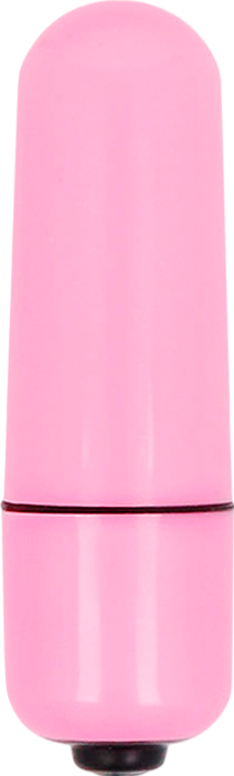 Μίνι δονητής από abs σε ροζ χρώμα, μήκους 5,8 εκ. και μέγιστης διαμέτρου 1,8 εκ.