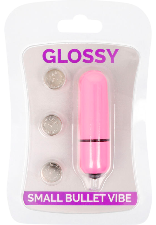 Μίνι δονητής από abs σε ροζ χρώμα, μήκους 5,8 εκ. και μέγιστης διαμέτρου 1,8 εκ.