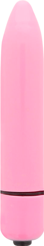 Μίνι δονητής από abs σε ροζ χρώμα, μήκους 8,7 εκ. και μέγιστης διαμέτρου 1,8 εκ.