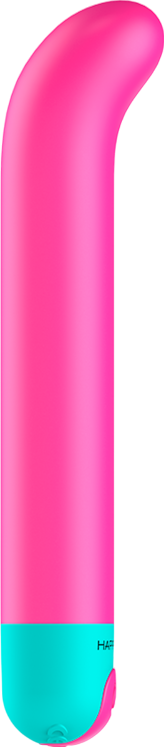 Δονητής σημείου g από σιλικόνη σε ροζ χρώμα, μήκους 13 εκ. και μέγιστης διαμέτρου 2 εκ.