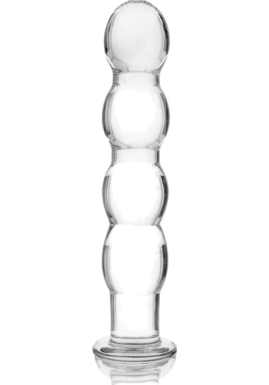 Dildo Nebula Series By Ibiza Model 10 Borosilicate Glass Clear 16,5 cm Γυάλινο γυάλινο dildo σε διάφανο χρώμα, μήκους 16,5 και μέγιστης διαμέτρου 3 εκ.