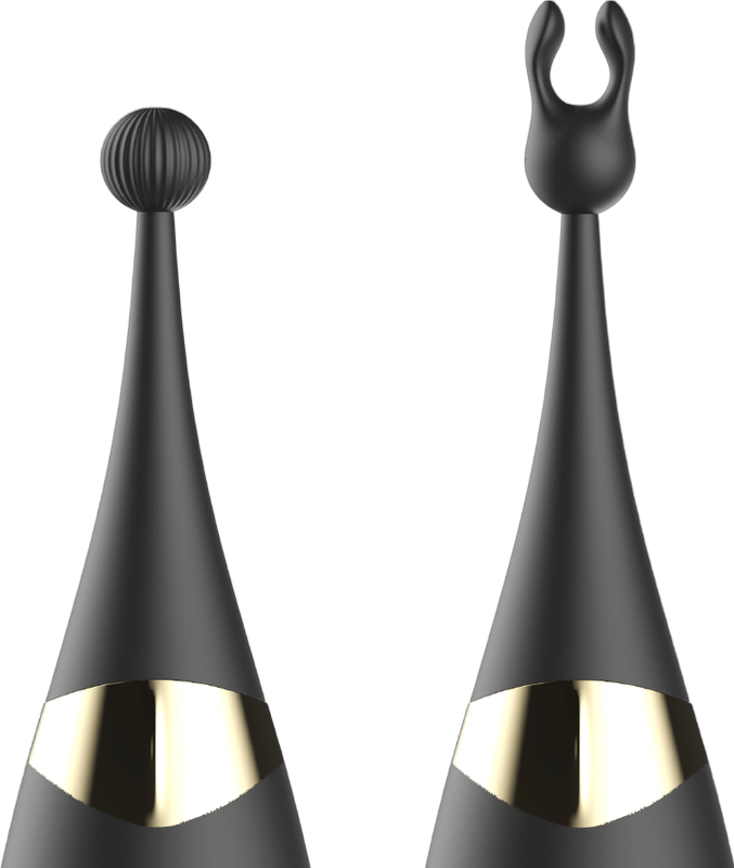 Δονητής σημείου g από σιλικόνη σε μαύρο χρώμα