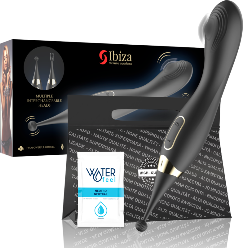 Δονητής σημείου g από σιλικόνη σε μαύρο χρώμα