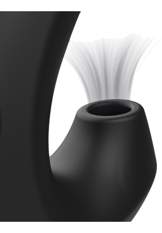 Δονητής σημείου g από σιλικόνη σε μαύρο χρώμα, μήκους 12 εκ. και μέγιστης διαμέτρου 3,5 εκ.