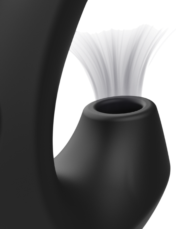 Δονητής σημείου g από σιλικόνη σε μαύρο χρώμα, μήκους 12 εκ. και μέγιστης διαμέτρου 3,5 εκ.