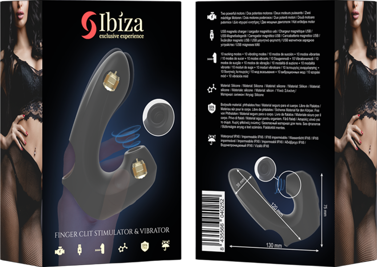 Δονητής σημείου g από σιλικόνη σε μαύρο χρώμα, μήκους 12 εκ. και μέγιστης διαμέτρου 3,5 εκ.