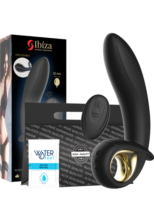 Δονητής σημείου g από σιλικόνη σε μαύρο χρώμα, μήκους 16,5 εκ. και μέγιστης διαμέτρου 3,5 εκ. - 5 εκ.