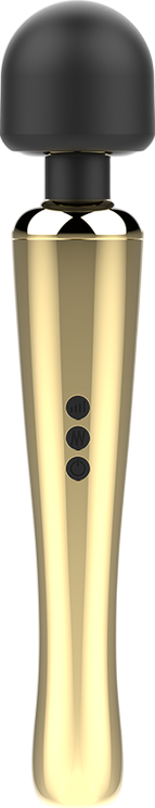 Δονητής μασάζ από σιλικόνη σε χρυσαφί χρώμα