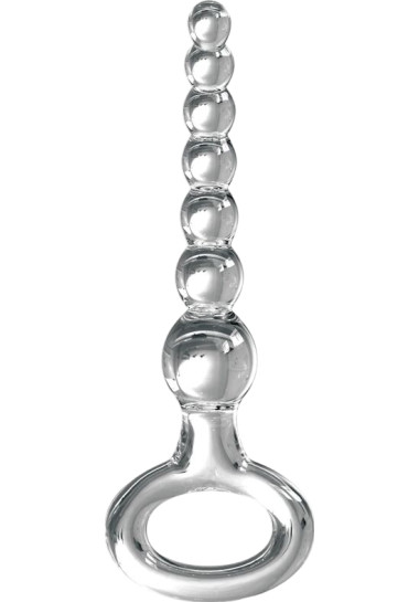 Icicles N, 67 Glass Anal Plug 16,5 cm Γυάλινη πρωκτική σφήνα σε διάφανο χρώμα, μήκους 16,5 εκ. και μέγιστης διαμέτρου 3,9 εκ.