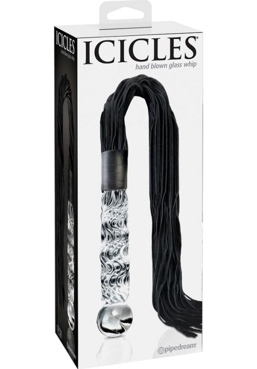 Μαστίγιο από δερματίνη σε μαύρο χρώμα, μήκους 67,5 εκ.