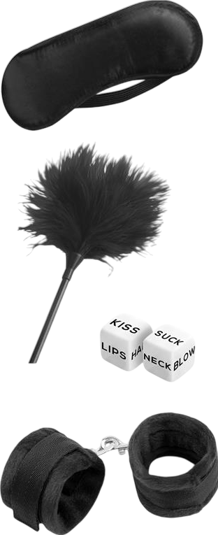 Sex toy kit σε μαύρο χρώμα