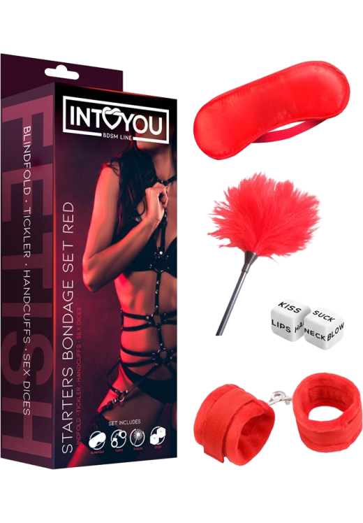 Sex toy kit σε κόκκινο χρώμα