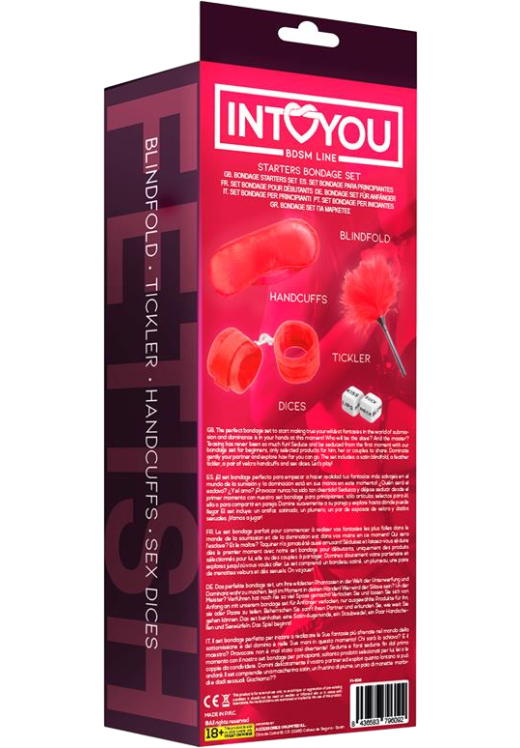 Sex toy kit σε κόκκινο χρώμα