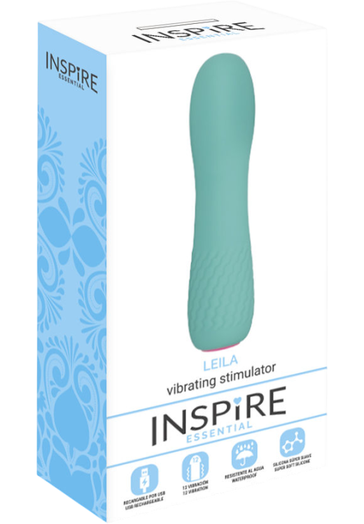 Κλασσικός δονητής από σιλικόνη σε τουρκουάζ χρώμα, μήκους 11,9 εκ. και μέγιστης διαμέτρου 3,1 εκ.