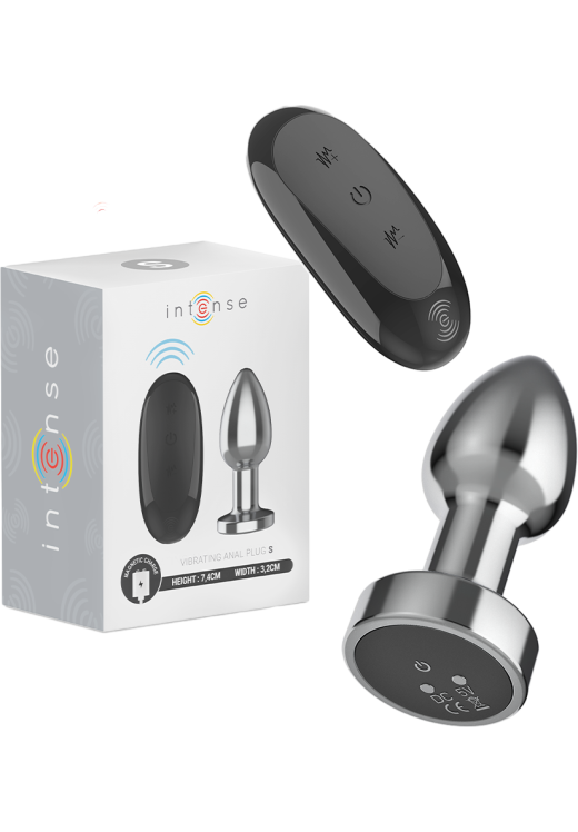 Δονούμενη σφήνα από αλουμίνιο σε ασημί χρώμα, μήκους 7,4 εκ. και μέγιστης διαμέτρου 2,75 εκ. με τηλεχειριζόμενο χειρισμό