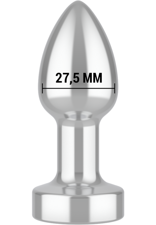 Δονούμενη σφήνα από αλουμίνιο σε ασημί χρώμα, μήκους 7,4 εκ. και μέγιστης διαμέτρου 2,75 εκ. με τηλεχειριζόμενο χειρισμό