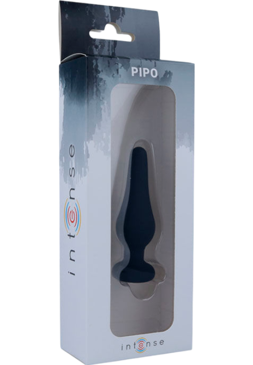 Πρωκτική σφήνα από σιλικόνη σε μαύρο χρώμα, μήκους 10 εκ. και μέγιστης διαμέτρου 2,8 εκ.