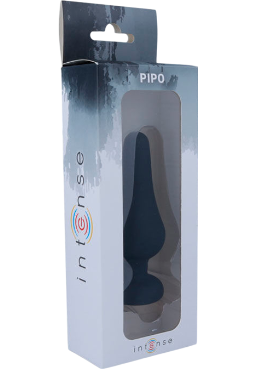 Πρωκτική σφήνα από σιλικόνη σε μαύρο χρώμα, μήκους 13,5 εκ. και μέγιστης διαμέτρου 5,5 εκ.