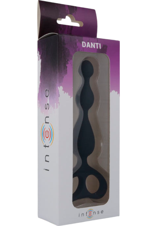 Πρωκτικές μπίλιες από pvc σε μοβ χρώμα, μήκους 17,5 εκ. και μέγιστης διαμέτρου 3,3 εκ.