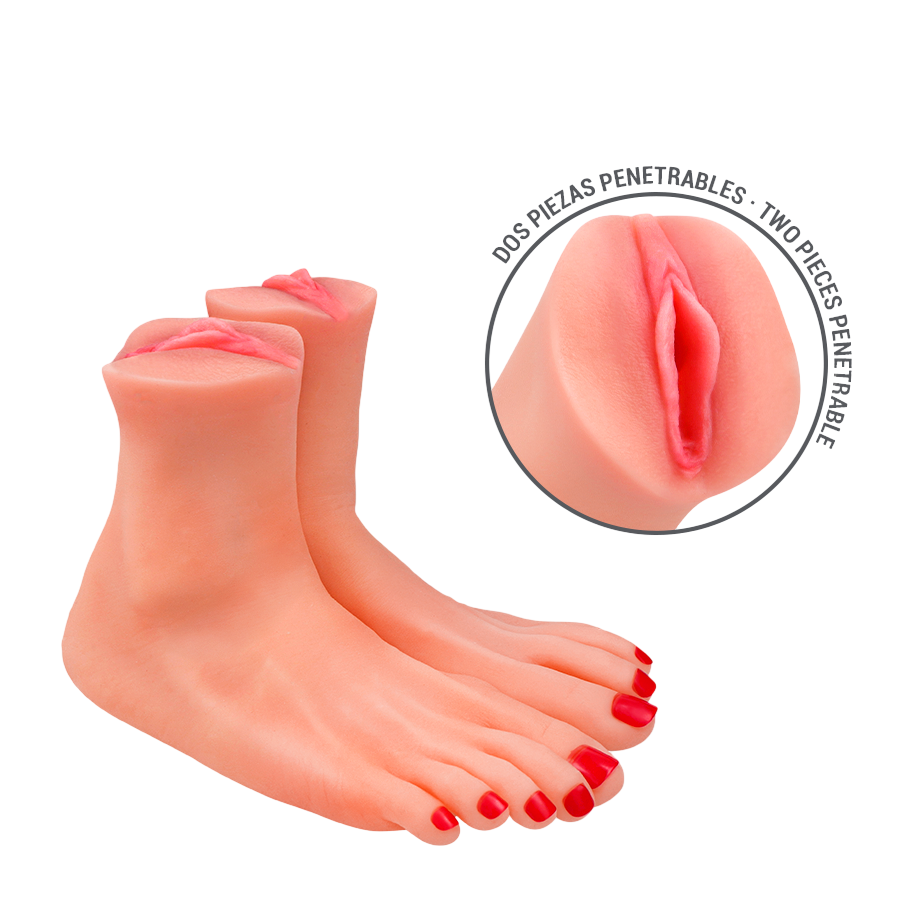 Αυνανιστήρι κόλπου από tpe σε φυσικό χρώμα, μήκους 21 εκ. και μέγιστης διαμέτρου 7,5 εκ.