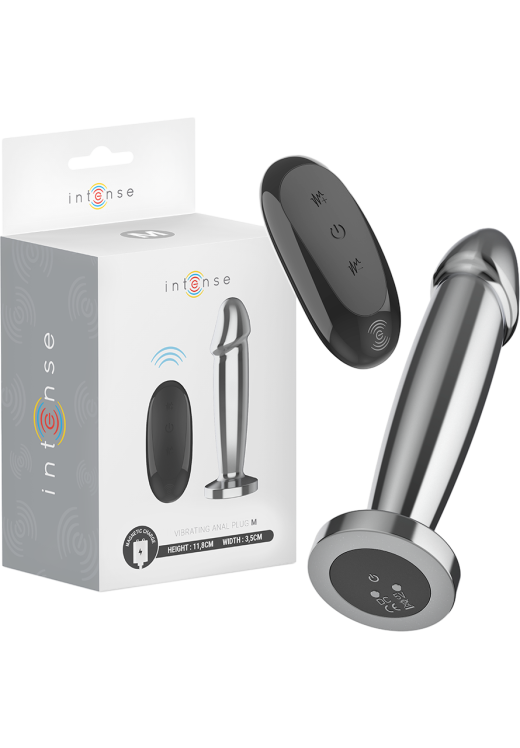 Δονούμενη σφήνα από αλουμίνιο σε ασημί χρώμα, μήκους 11,8 εκ. και μέγιστης διαμέτρου 3,5 εκ. με τηλεχειριζόμενο χειρισμό