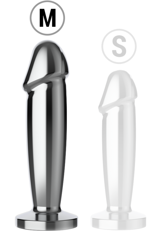 Δονούμενη σφήνα από αλουμίνιο σε ασημί χρώμα, μήκους 11,8 εκ. και μέγιστης διαμέτρου 3,5 εκ. με τηλεχειριζόμενο χειρισμό