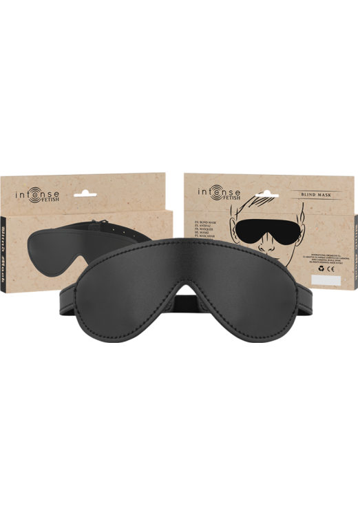 Κλειστή μάσκα από δερματίνη