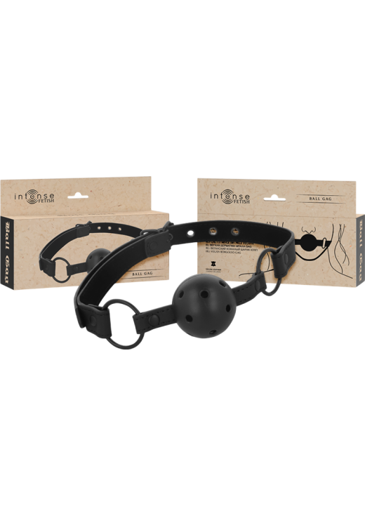 Φίμωτρο από δερματίνη σε μαύρο χρώμα