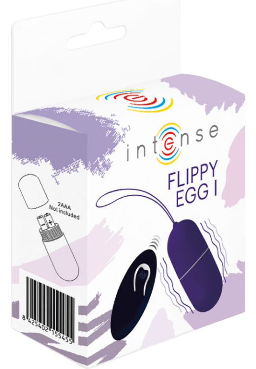 Δονούμενο αυγό από σιλικόνη σε μοβ χρώμα, μήκους 7,9 εκ. και μέγιστης διαμέτρου 3,2 εκ. με τηλεχειριζόμενο χειρισμό