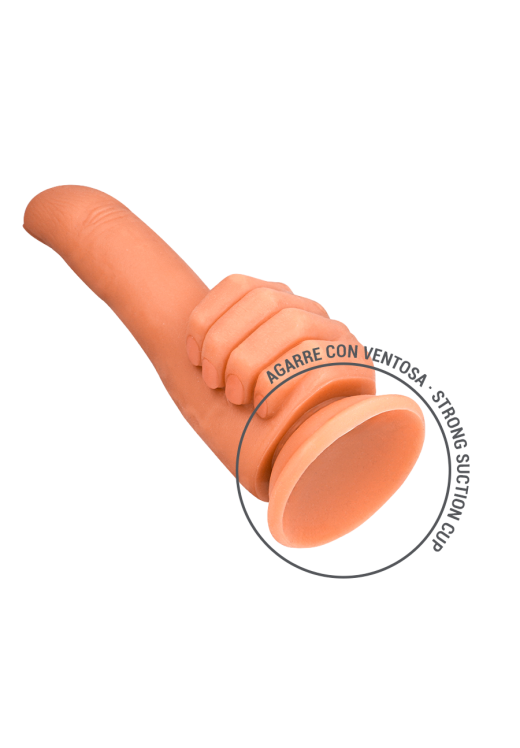 Ομοίωμα πέους από σιλικόνη σε φυσικό χρώμα, μήκους 20 εκ. και μέγιστης διαμέτρου 3,5 εκ.