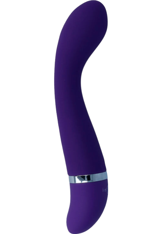 Δονητής σημείου g από σιλικόνη σε μοβ χρώμα, μήκους 18,7 εκ. και μέγιστης διαμέτρου 3,5 εκ.