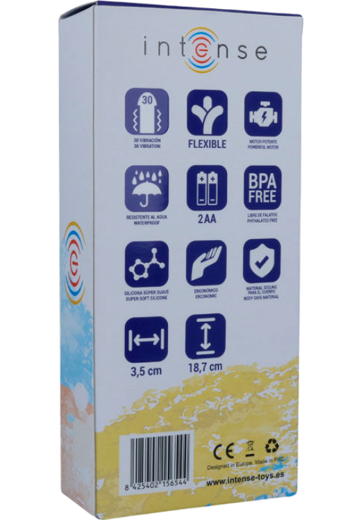 Δονητής σημείου g από σιλικόνη σε μοβ χρώμα, μήκους 18,7 εκ. και μέγιστης διαμέτρου 3,5 εκ.