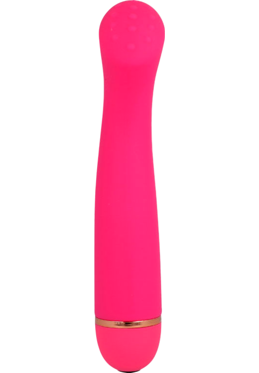 Δονητής σημείου g από σιλικόνη σε ροζ χρώμα, μήκους 17,7 εκ. και μέγιστης διαμέτρου 3,4 εκ.