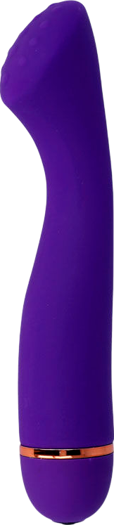 Δονητής σημείου g από σιλικόνη σε μοβ χρώμα, μήκους 17,7 εκ. και μέγιστης διαμέτρου 3,4 εκ.