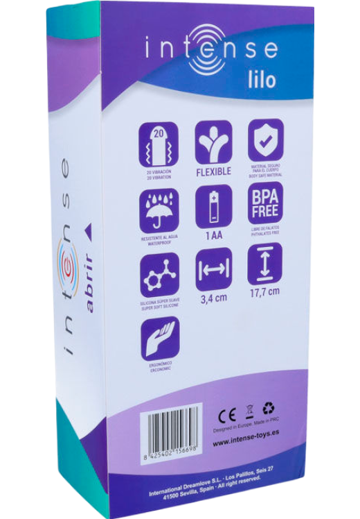 Δονητής σημείου g από σιλικόνη σε μοβ χρώμα, μήκους 17,7 εκ. και μέγιστης διαμέτρου 3,4 εκ.