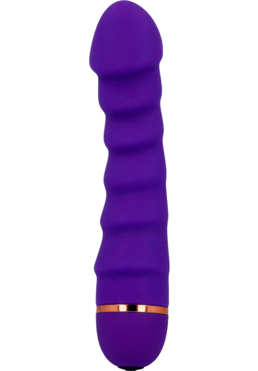 Δονητής σημείου g από σιλικόνη σε μοβ χρώμα, μήκους 16 εκ. και μέγιστης διαμέτρου 3,4 εκ.