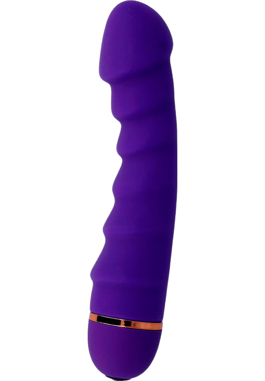 Δονητής σημείου g από σιλικόνη σε μοβ χρώμα, μήκους 16 εκ. και μέγιστης διαμέτρου 3,4 εκ.