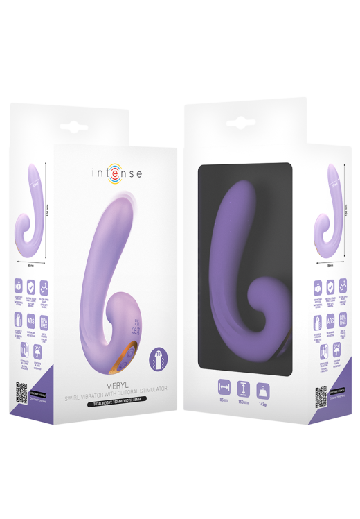 Δονητής σημείου g από σιλικόνη σε μοβ χρώμα, μήκους 15 εκ. και μέγιστης διαμέτρου 3,5 εκ.