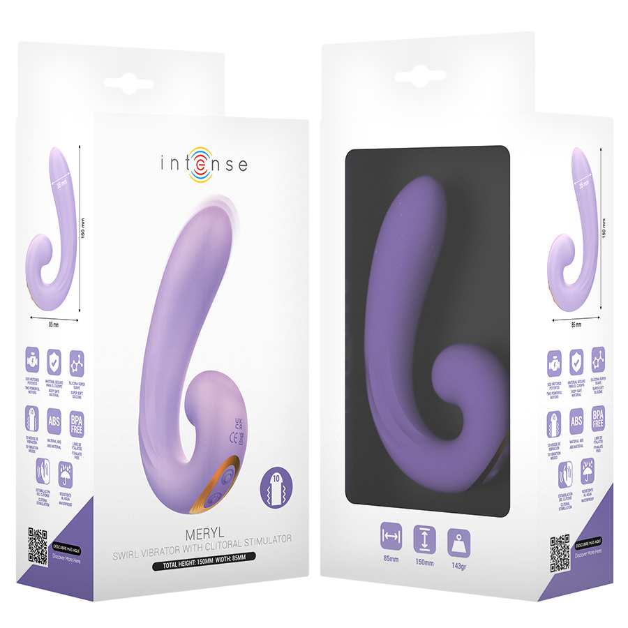 Δονητής σημείου g από σιλικόνη σε μοβ χρώμα, μήκους 15 εκ. και μέγιστης διαμέτρου 3,5 εκ.