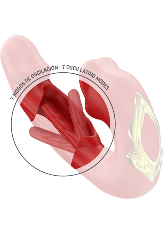 Δονητής σημείου g από σιλικόνη σε κόκκινο χρώμα, μήκους 17,5 εκ. και μέγιστης διαμέτρου 3,4 εκ.
